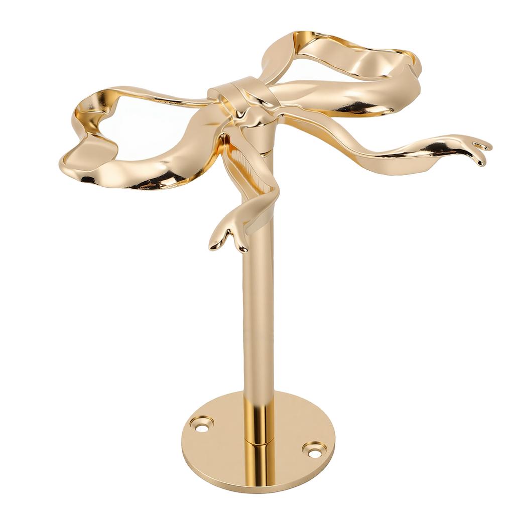 Bow Curtain Holdback Multifunctional Stylish Wall Mounted Metal Bowknot Tieback for Living Room