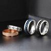 ZHOUYANG Anxiety Ring For Men Spinner Cuban Chain Punk Fidget Rings Titanium Steel Hip Hop Jewelry Accessories Wholesale KAR028