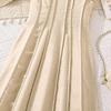 Girls' Slim Fit Sleeveless Spring/Summer Formal Dress with Contrast Stitching