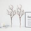 Three pieces of artificial twigs, artificial green plant decorative flower forks, and home landscape decoration ornaments