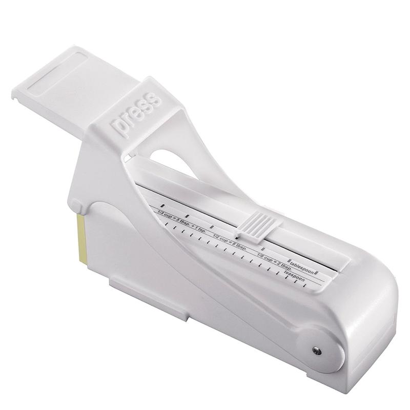 

A25F-Butter Cutter Slicer Measuring Dispenser And Keeper Cheese Toast Separator белый