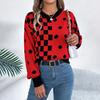 Autumn Winter Women Casual Knit Sweater Long Sleeve O Neck