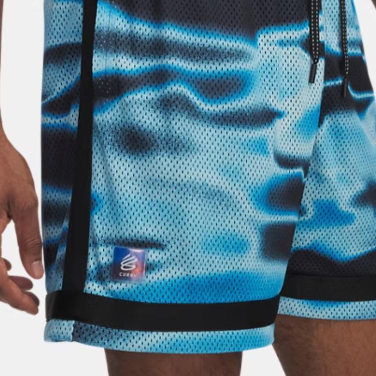 Under Armour Curry Statement Comfortable Fashion Versatile Casual Shorts Men shorts Midnight-Navy 1390349-410