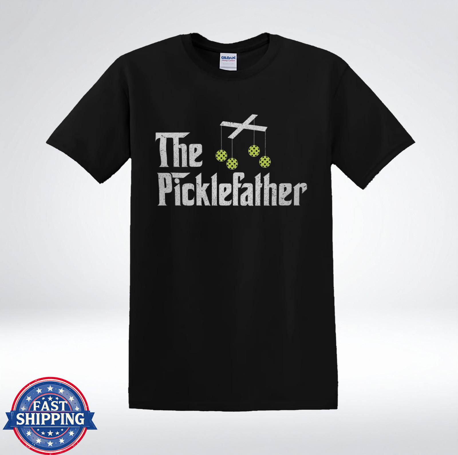 The Picklefather Shirt Funny Pickleball Dad Parody Humor T-Shirt S