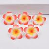 10 Pcs Artificial Flower Realistic Looking Fade-Resistant Colorful Decorative Faux Frangipani Flower
