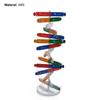 DNA Models Double Helix Structure Teaching Toy ABS Double Helix DIY Human Genes for Biological Science