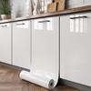 Glossy White Stickers Vinyl Self Adhesive Waterproof Oil Proof Sticker Kitchen Counter Panels Furniture Renovation Wallpaper
