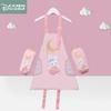 2025 Children Apron with Sleeve Set Waterproof Art Smock Painting Apron for Boys Girls Wipe Hands Painting Specific Apron