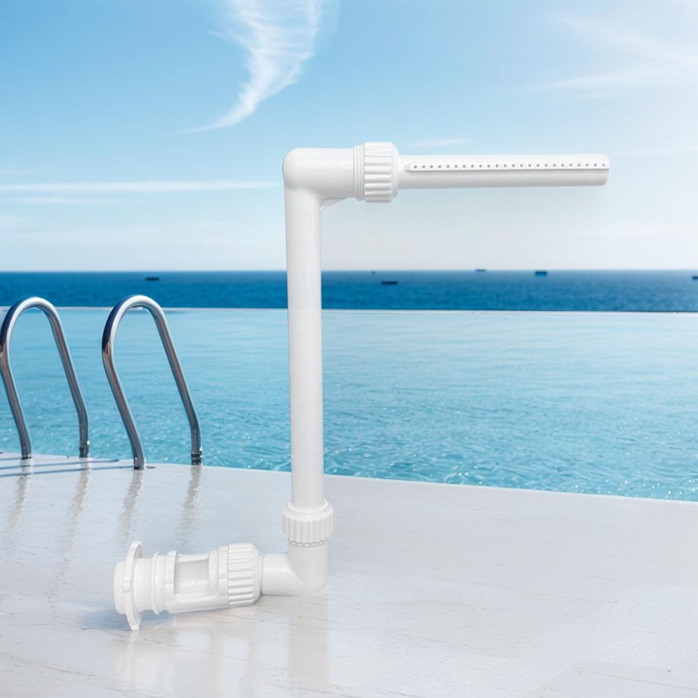 

Water Fountain High Pressure Swimming Pool Waterfall Fountain Pool Waterfall Spray Fountain for In Ground Above Ground Pool