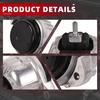 TOPAZ 22116768852 22116768853 Engine Motor Mounts Front Left + Right Replacement for B-MW X1 2013-2015 BMW Z4 2012-2016 Set of 2