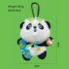 Cute Adorable Panda Skateboarding Capybara Plush Keychain Couple Keyring Bag Pendant