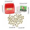 English Card Alphabet Machine Children's Puzzle Early Education Picture Literacy Platter Learning English Game Teaching Aids