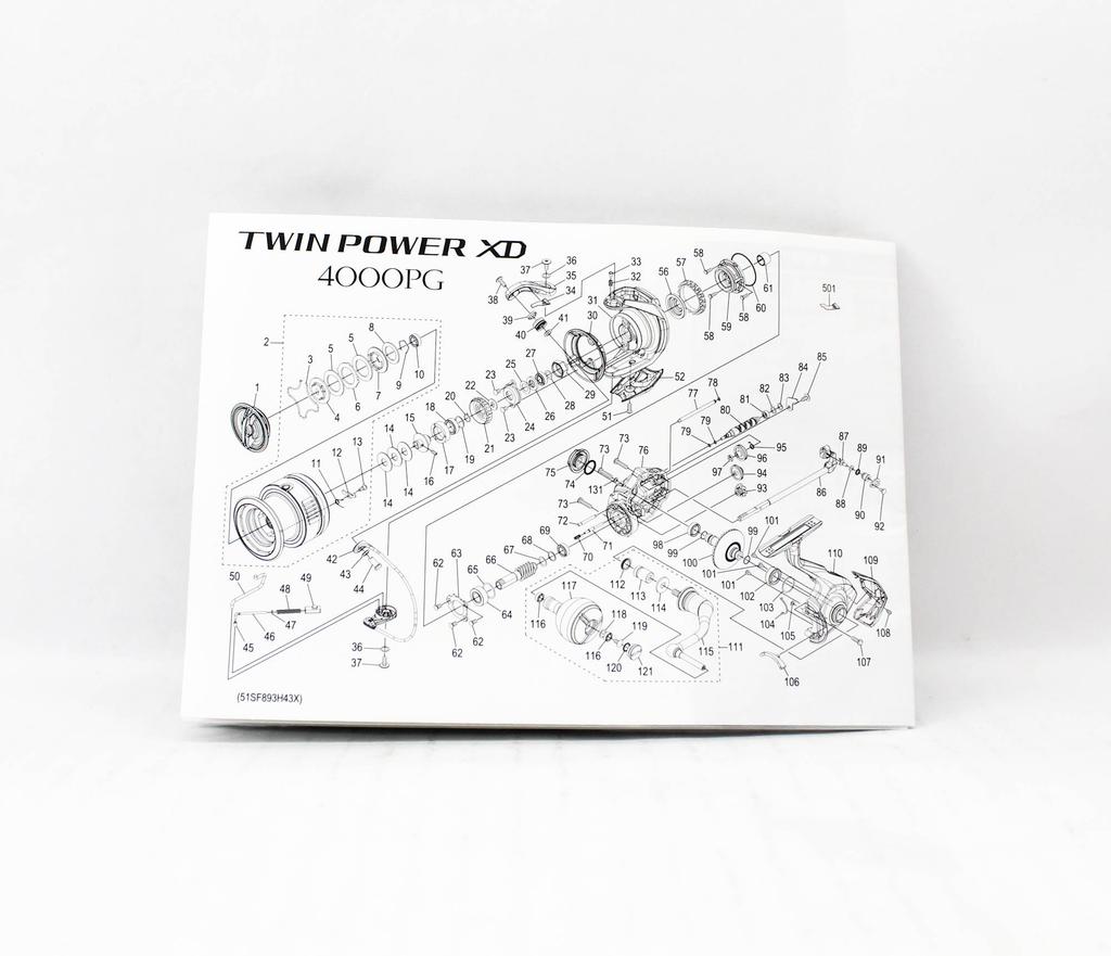 SHIMANO Reel Spinning Twinpower XD 4000PG TPXD4000PGFB 2025 (1413)