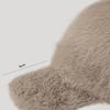 Casual Luxury Baseball Hat Solid Color Thickened Snapback Hats Fluffy Adjustable Faux Fur Cap Winter Outdoor Wear