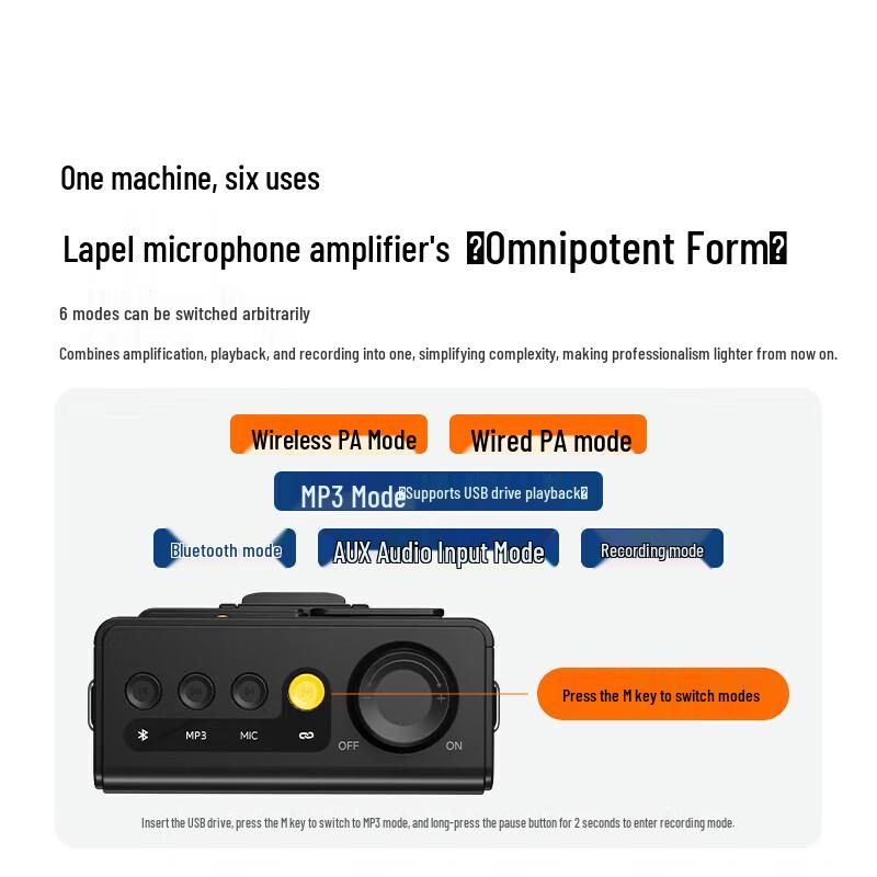 Philips DLM3552G1 Wireless Voice Amplifier Microphone (CN version)