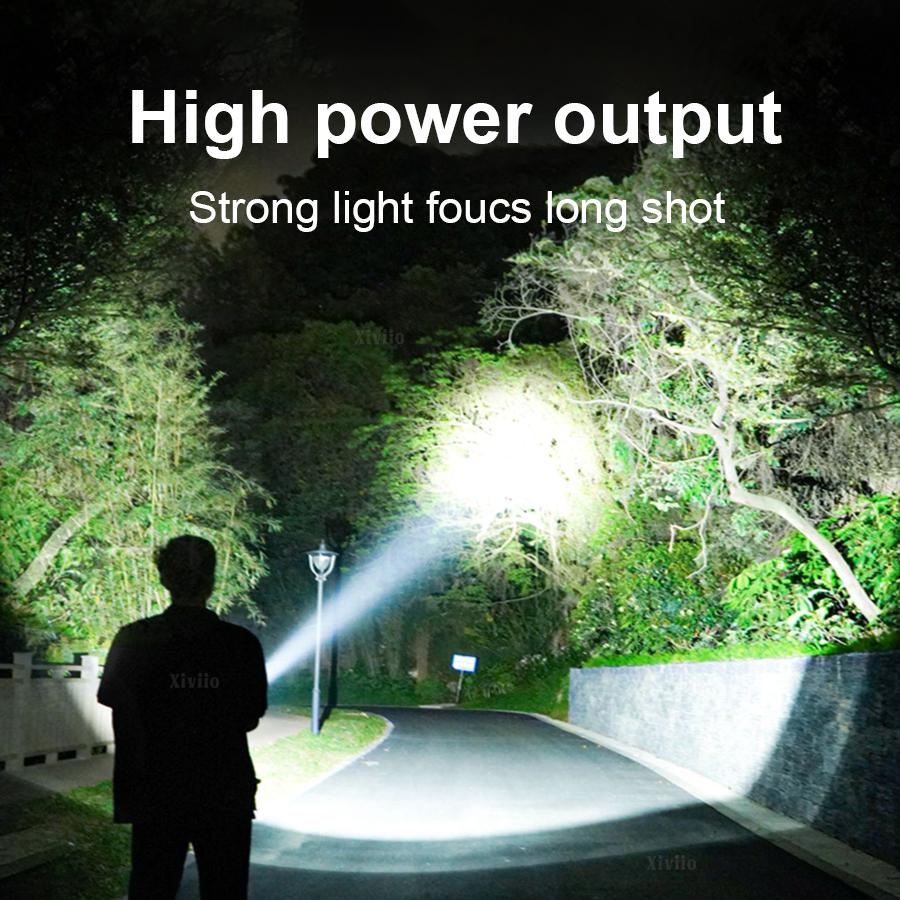 111111LM Professional LED Diving Flashlight Super Bright IPX8 Waterproof Torch Underwater 111M Hunting Fishing Lanterns