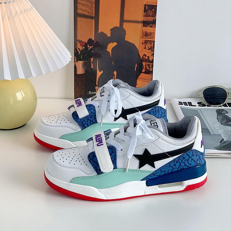 Board shoes women's 2 new autumn versatile sports leisure thick sole heightening air cushion white shoes children