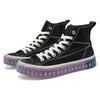 Kappa Logo Lightweight High-Top Skate Shoes Unisex Sneakers Black K0AW5VS50D-990