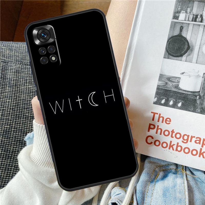 Halloween Moon Witch Horror Case For Xiaomi Redmi Note 12 10 9 11 Pro 9S 10S 11S 12S Cover For Redmi 12 9C 10C 12C 13C