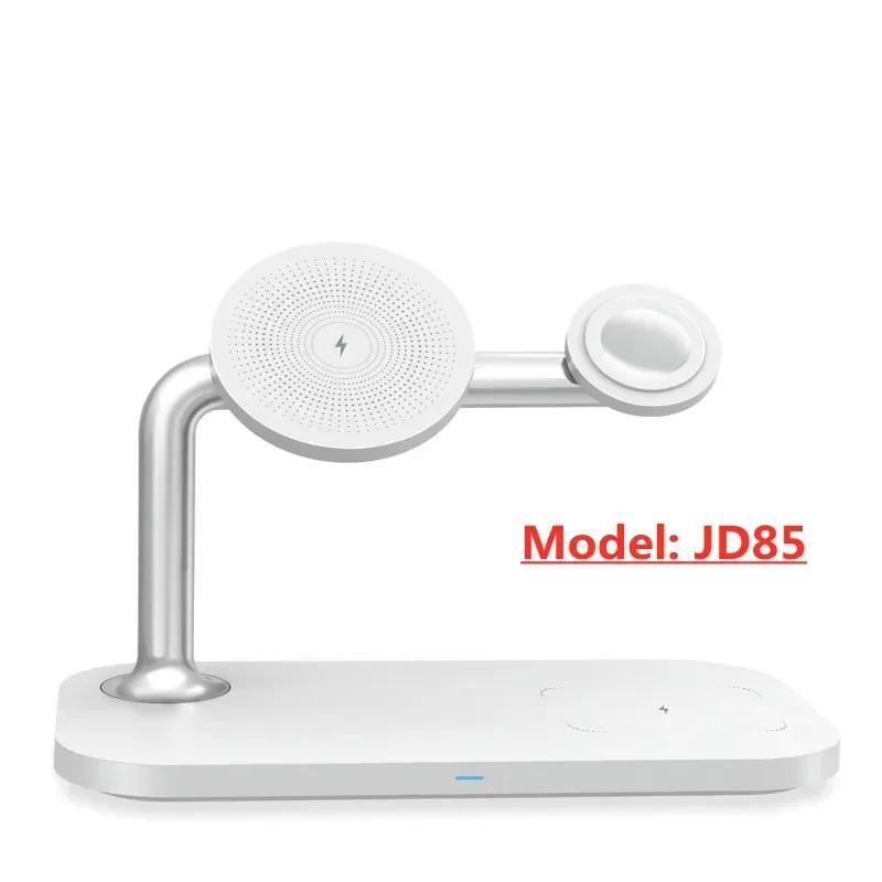 Nowa Magnetyczna Szybka Bezprzewodowa Ładowarka Stojak Uchwyt na Telefon Komórkowy Dla Magsafe iPhone 16 15 14 13 Pro Max Airpods iWatch 6/SE/7