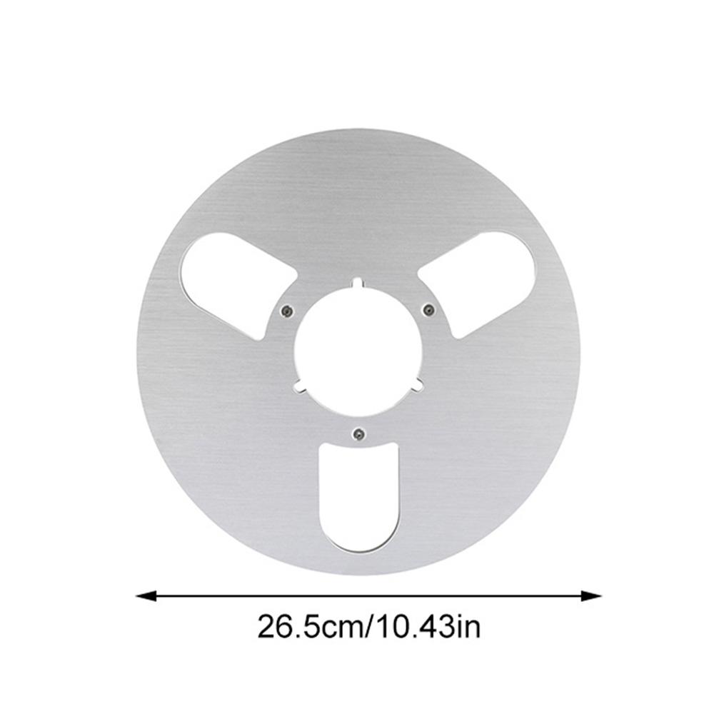 10 inch Open Reel To Reel Tape Leader Aluminum Alloy Reel Tape Empty Reel For Studer ReVox/TEAC/BASF/Nagar Disc Opening Machine