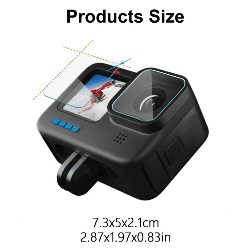 Highly Definition Screen And Camera Lens Protections Tempered Glass Film For 13 Camera Smudges Resistant Cover