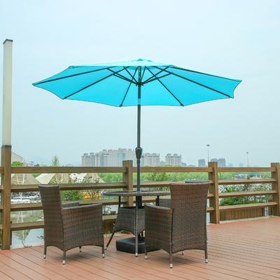 9Ft Umbrella Replacement Canopy Sun Shade Umbrella Canopy Patio Outdoor Umbrella Top with 8 Ribs for Market Umbrella Frame