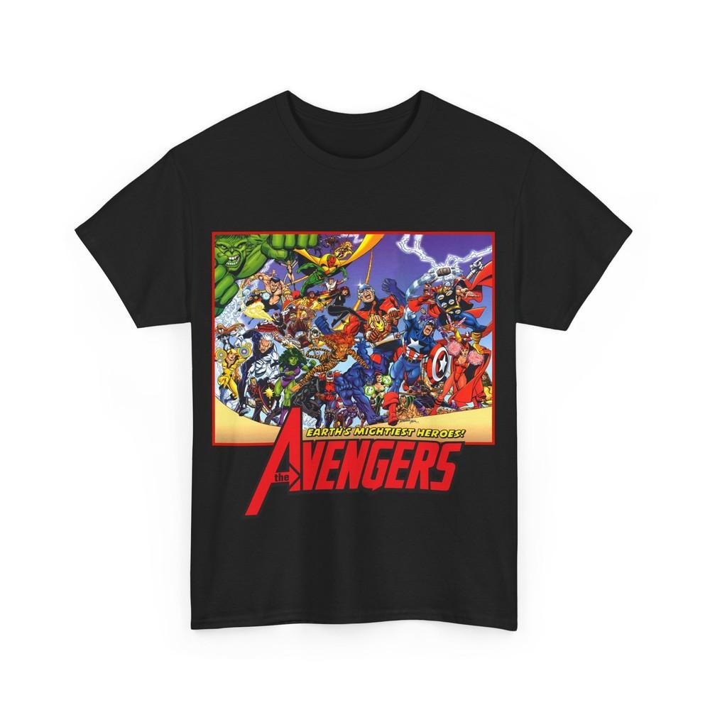 Avengers T-Shirt - George Perez Art - Marvel Comics - Captain America, Iron Man