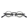 Blue Light Blocking Reading Round Compact Folding Stylish Reading Screwless Senior Glasses H6029 [Henghao] Glasses, Glasses, Glasses, (+3.50, Silver)