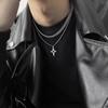 Stylish Zinc Alloy Necklace With Star Pendant Adjustable Chain Lightweight Neckchain Unisex Jewelry Gift