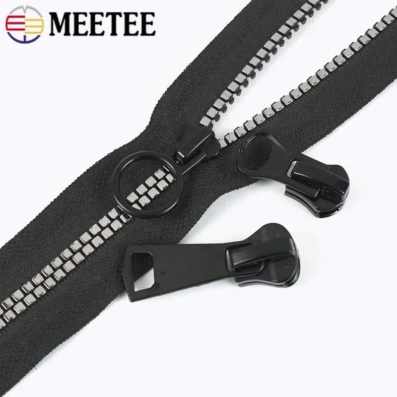 5/10Pcs 3# 5# 8# 10# 15# Zipper Sliders for Resin Zips Tape Replaceable Zippers Head Puller Jacket Coats Zip Repair Sewing Craft