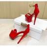 Fashion Super High Heel 20CM Round Heels Pole Dance Shoes Summer Modern Sexy Stripper Nightclub Ankle Strap Sandals For Women