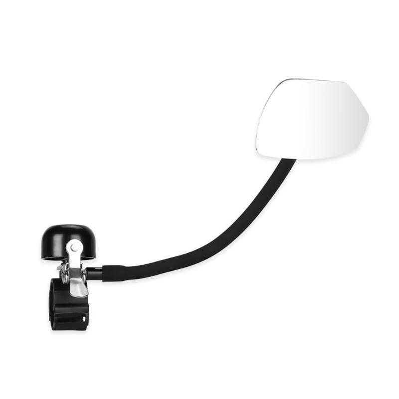 

Bicycles Rearviews Mirror With Loud Coppers Bells Light weight Universal Bike Mirror for Handlebars Secure Cycling