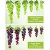 Nuovi Grappoli di Uva Artificiale Realistici Erba Verde Decorativa Grappoli di Uva Finta Frutta Finta Simulazione Decorazione per la Casa