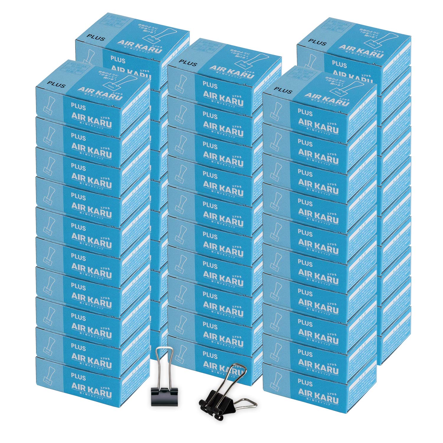 

Plus Double Clip Air Karu Gokumame Black 1000 штук штук x 50 x 50 (20 коробок) 35-558 чёрный