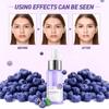 Blueberry Serum Face Care Hluboce hydratační esence redukuje vrásky na obličeji Péče o pleť Zlepšuje pleť obličeje