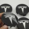 Samolepka na auto 2025 Nové Tesla 4ks ABS 56mm Kryty odznaků Tesla Model 3 Model Y Krytky nábojů Středové krytky kol pro Tesla Model Y X S 202