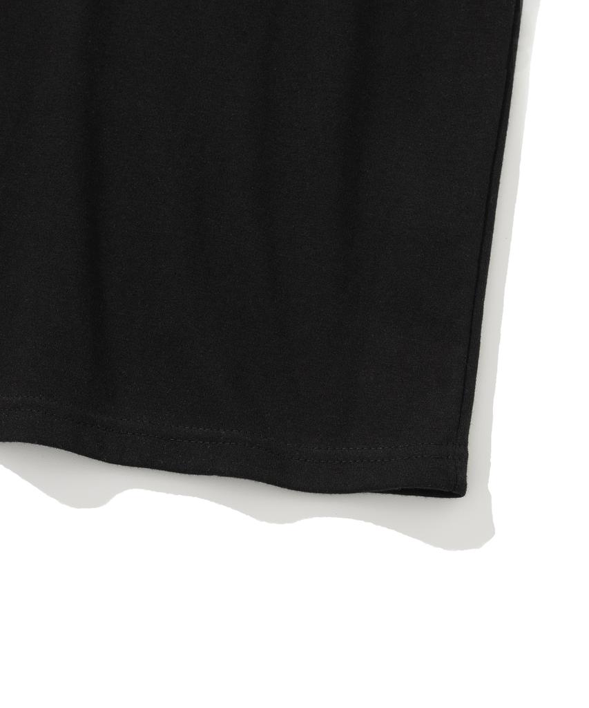KNITTED Palm Tree Heart T-Shirt Black-Red