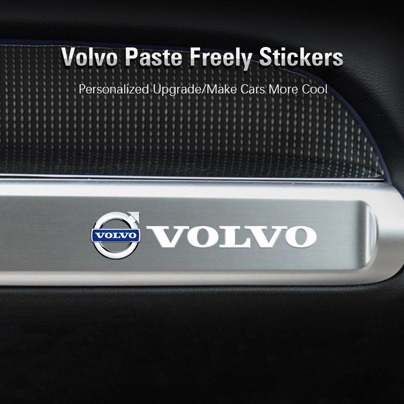 Car Styling PU Emblem Logo Sticker Car Decoration For Volvo Xc60 Xc90 V40 V60 S60 V50 V90 S80 C40 XC40 V70 XC70 C30 C70 Rdesign