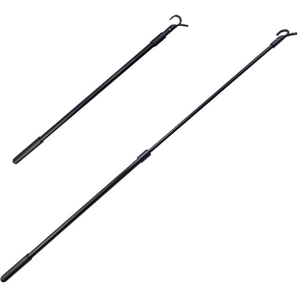 14"-24" Telescopic Draw Rod Easy to Pull The Window Shades Up and Down Drapery Adjustable Rod for Cordless Roller, Cellular Shades and Zebra Blinds