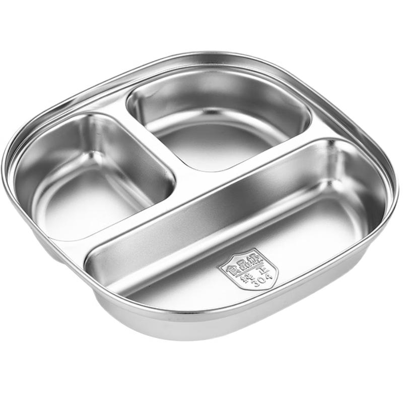 Imvanfu 304 Stainless Steel Divided Meal Trays