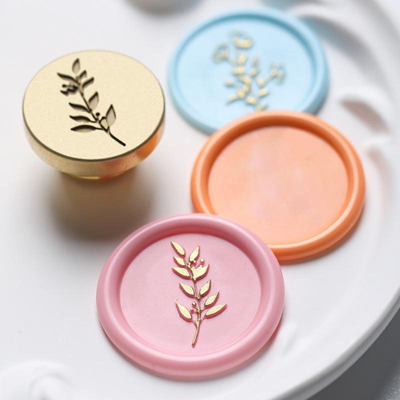 Wachssiegel-Stempelkopf mit Blumenprägung, Scrapbooking-Wachsstempelkopf für Dankeskarten, Einladungen, Umschläge, Verzierung