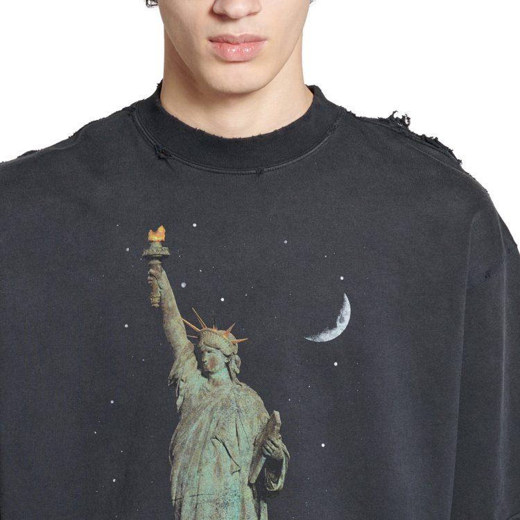 Balenciaga Paris Liberty T-Shirt Medium Fit 764235TQVR91083