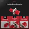 Fiber Optic Connector Adapter Flange Plug Coupler, Single/Multi-mode, Single/Double Core Options