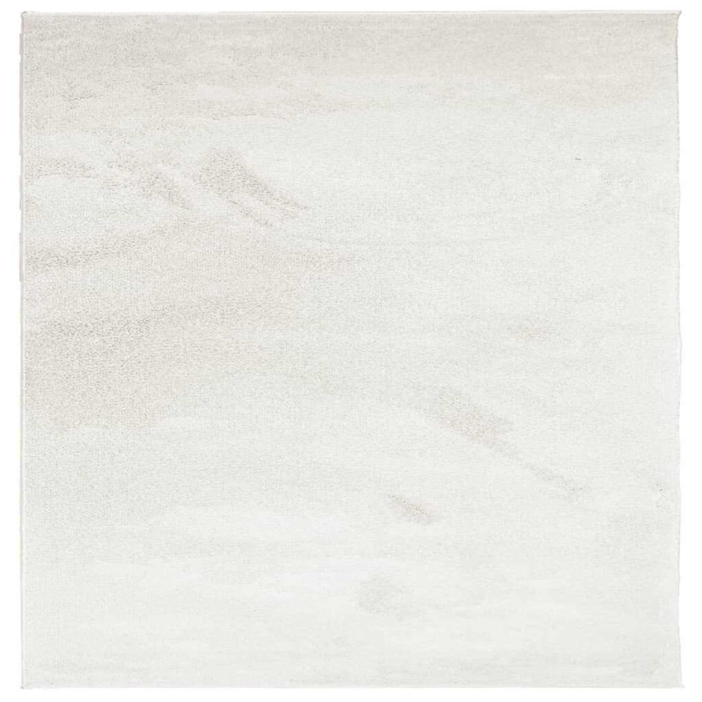 Oviedo Short Pile Rug Beige 120 X 120 Cm