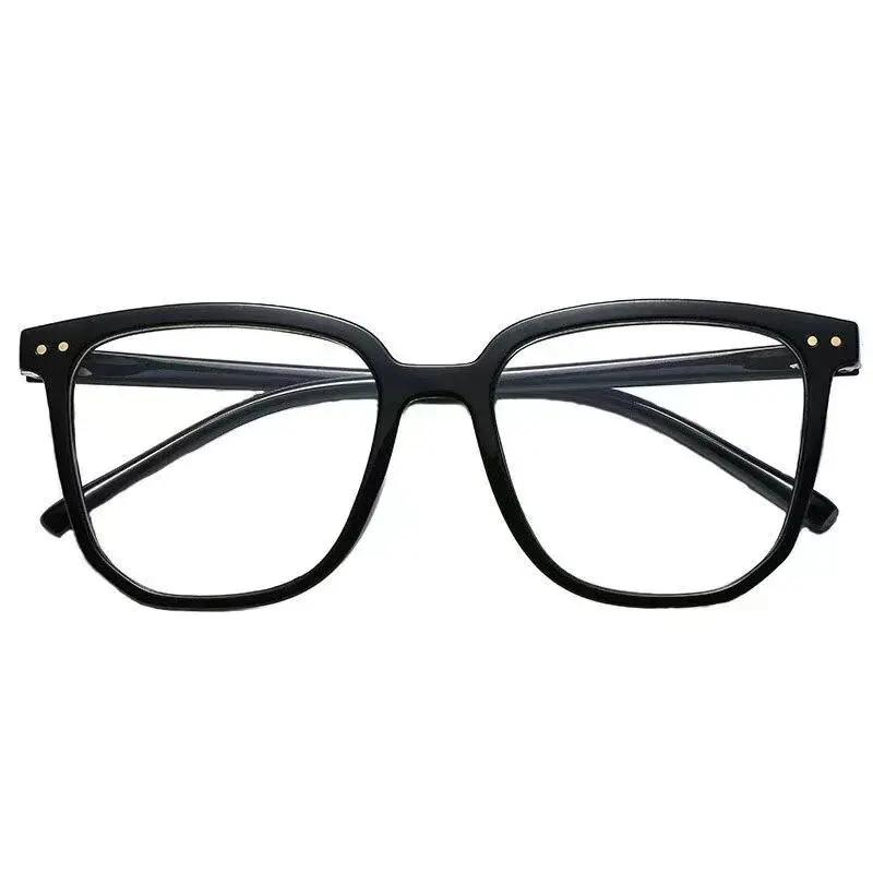 Anti Blue Light Glasses for Women Retro Flat Frame Regular Eyeglass Style Eye Protection Computer Glasses