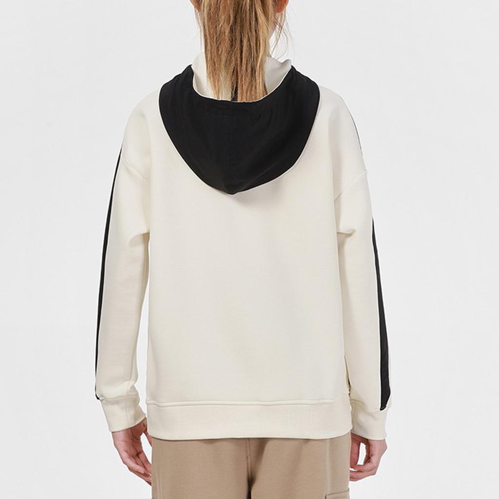 Puma Half-Zip Large Pocket Sports Breathable Hoodie Women Hoodies White 532340-73