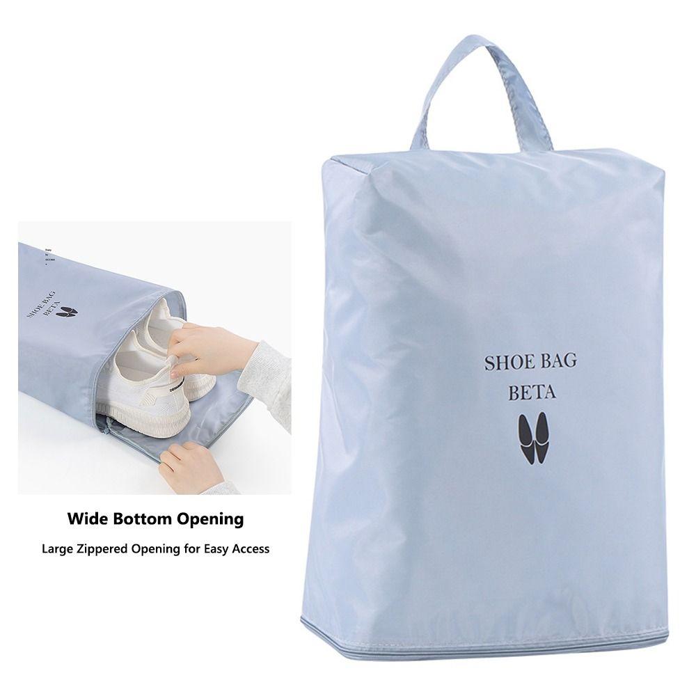 

Shoe Separation Shoe Storage Bag Portable Moisture-Proof Shoe Bag for Sports and Daily Use White - Small
