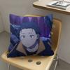 1pc Anime Cartoon S-ubaru N-atsuki Pillow Case Fashion Square Pillowcase Bedroom Sofa Room Ins Decoration Leisure