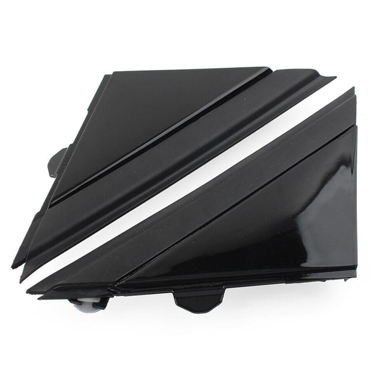 1 Pair Rear View Mirror Triangle Mirror Decorative Plate Bright Black 1SH17KX7AA 1SH16KX7AA For Fiat 500 2012-